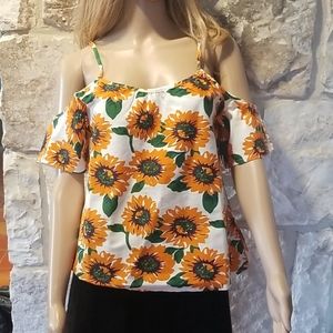 Sunflower Off the Shoulder Top